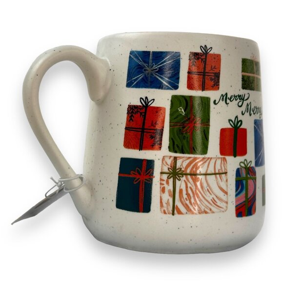 Etta Vee Merry Merry Holiday Ceramic Coffee Tea Latte Mug NWT Fun Gift Teacher - Picture 8 of 9